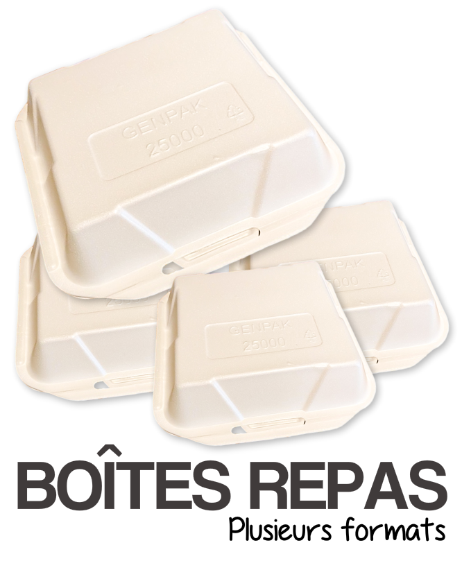 Boîtes repas et emballages takeout pour restaurants